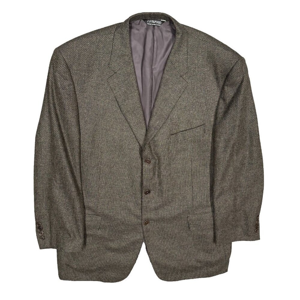 Samuelsohn Wool Cashmere Blazer Textured Brown Sport Coat Canada 48 R